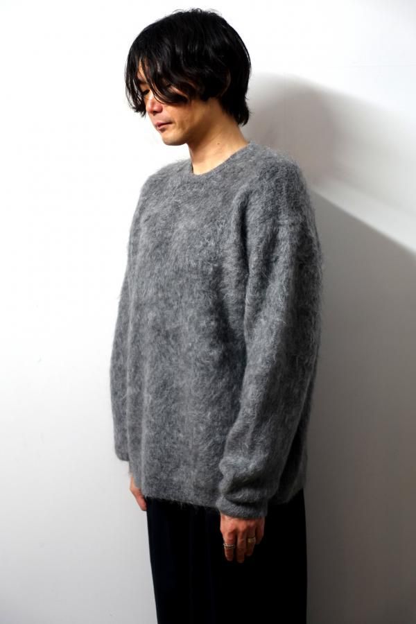 モイスティーヌ ssstein(シュタイン)/KID MOHAIR KNIT CREW NECK LS/GREY 通販