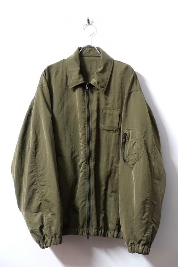 ssstein(シュタイン)/BIO WASHED NYLON OVERSIZED FIGHT JACKET