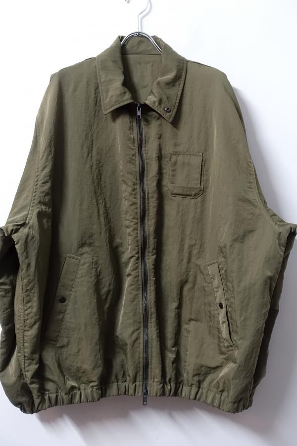 ssstein(シュタイン)/BIO WASHED NYLON OVERSIZED FIGHT JACKET