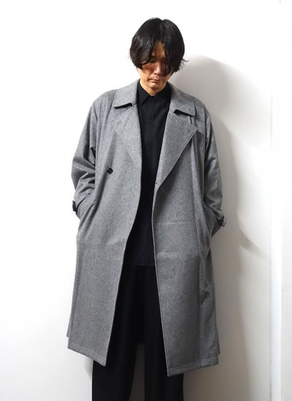 ssstein(シュタイン)/OVERSIZED DOUBLE BREASTED COAT/GREY 通販