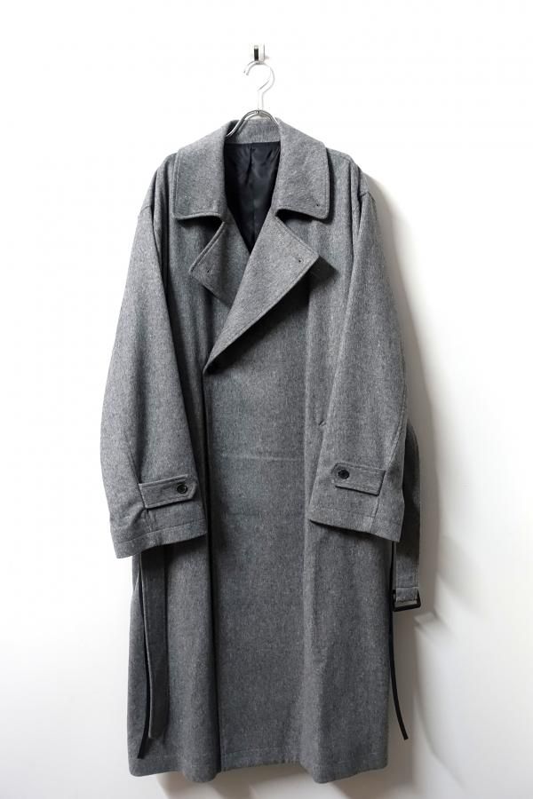 ssstein(シュタイン)/OVERSIZED DOUBLE BREASTED COAT/GREY 通販