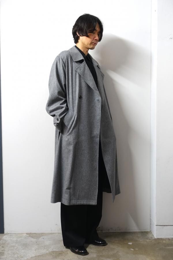 ssstein(シュタイン)/OVERSIZED DOUBLE BREASTED COAT/GREY 通販