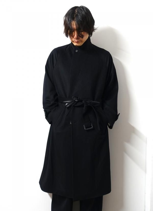 stein 黒 レザー ロングジャケット stein 黒 レザー ロングジャケット stein / シュタイン】LEATHER