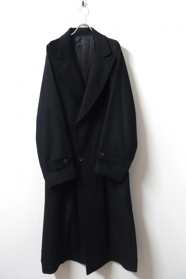 ssstein(シュタイン)/OVERSIZED PEAK LAPEL COAT/BLACK 通販 取り扱い