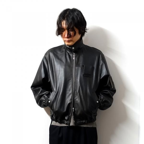 ジャケット・アウター ssstein SHEEP LEATHER HOODED ZIP JACKET ジャケット・アウター ssstein SHEEP LEATHER HOODED ZIP JACKET