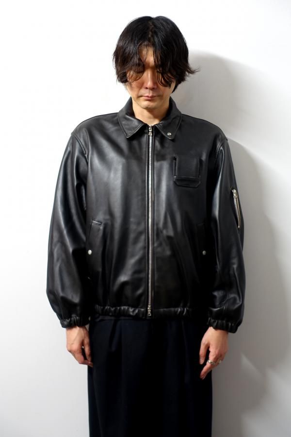 sssstein SHEEP LEATHER FLIGHT JACKET レザー ssstein SHEEP LEATHER FLIGHT JACKET｜シュタイン シープレザー