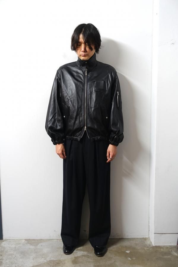 ssstein(シュタイン)/SHEEP LEATHER FLIGHT JACKET/DARK BROWN