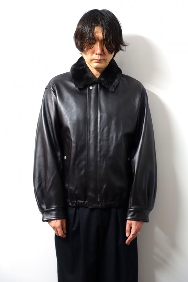 シュタイン　SHEEP LEATHER STAND COLLAR JACKET ssstein シュタイン】 SHEEP LEATHER STAND COLLAR JACKET