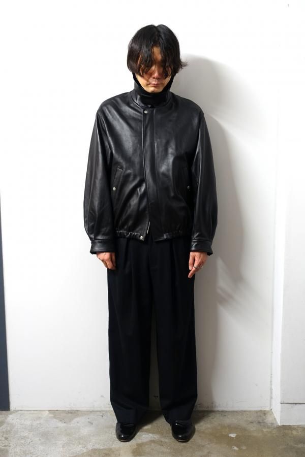 ジャケット・アウター ssstein SHEEP LEATHER HOODED ZIP JACKET ジャケット・アウター ssstein SHEEP LEATHER HOODED ZIP JACKET