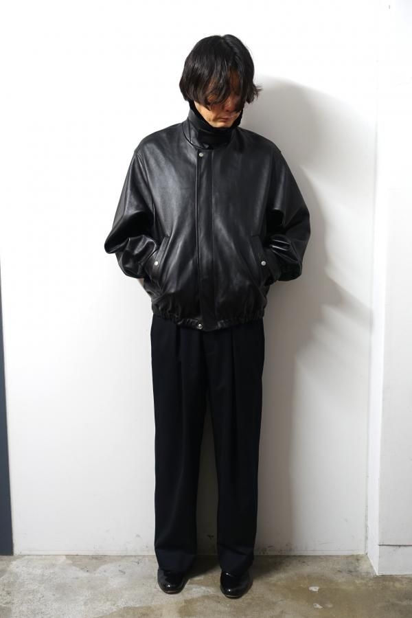 ジャケット・アウター ssstein SHEEP LEATHER HOODED ZIP JACKET leather hooded jacket - ssstein | 10010