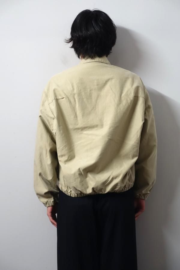 URU(ウル)/ZIP UP BLOUSON/F.BEIGE 通販 取り扱い-CONCRETE RIVER