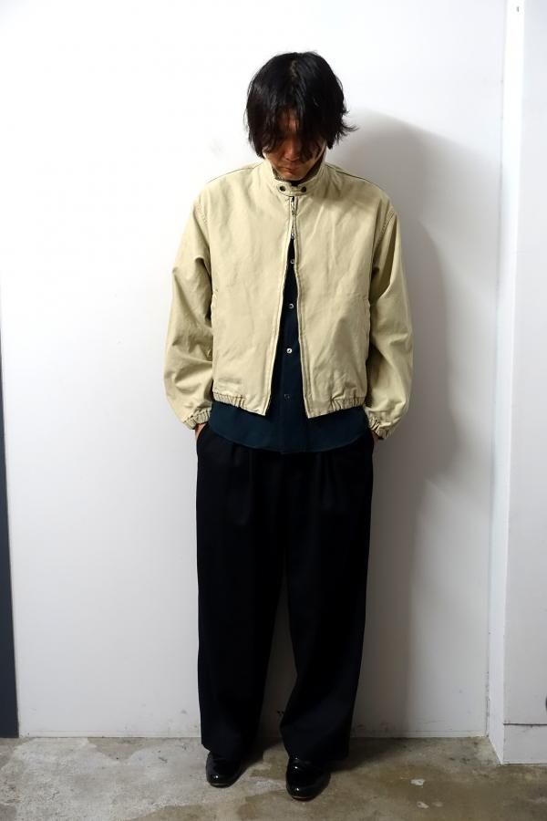 URU(ウル)/ZIP UP BLOUSON/F.BEIGE 通販 取り扱い-CONCRETE RIVER