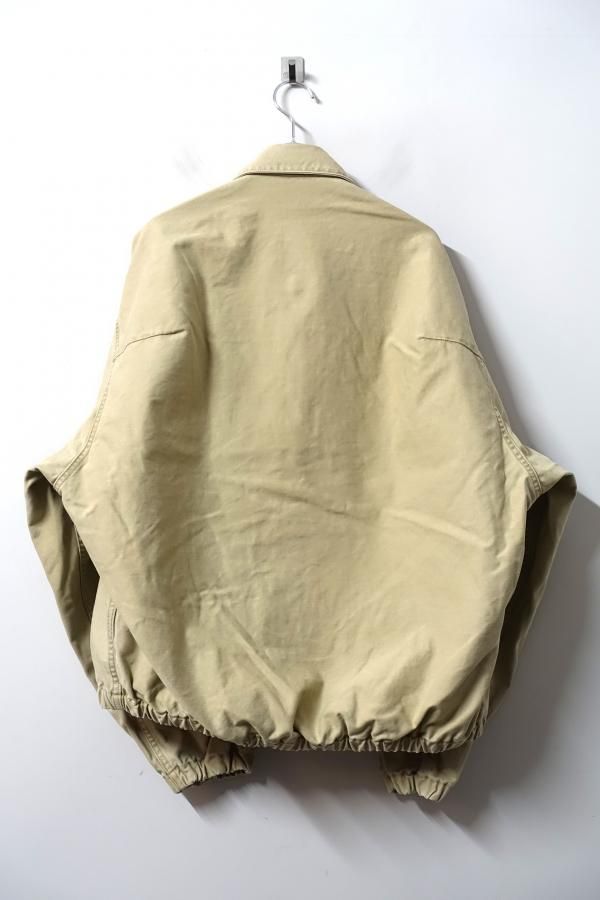 URU(ウル)/ZIP UP BLOUSON/F.BEIGE 通販 取り扱い-CONCRETE RIVER