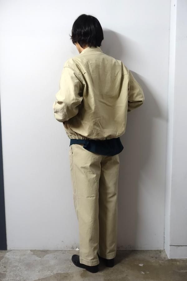 URU(ウル)/ZIP UP BLOUSON/F.BEIGE 通販 取り扱い-CONCRETE RIVER
