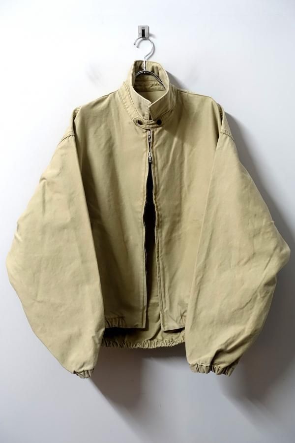 URU(ウル)/ZIP UP BLOUSON/F.BEIGE 通販 取り扱い-CONCRETE RIVER