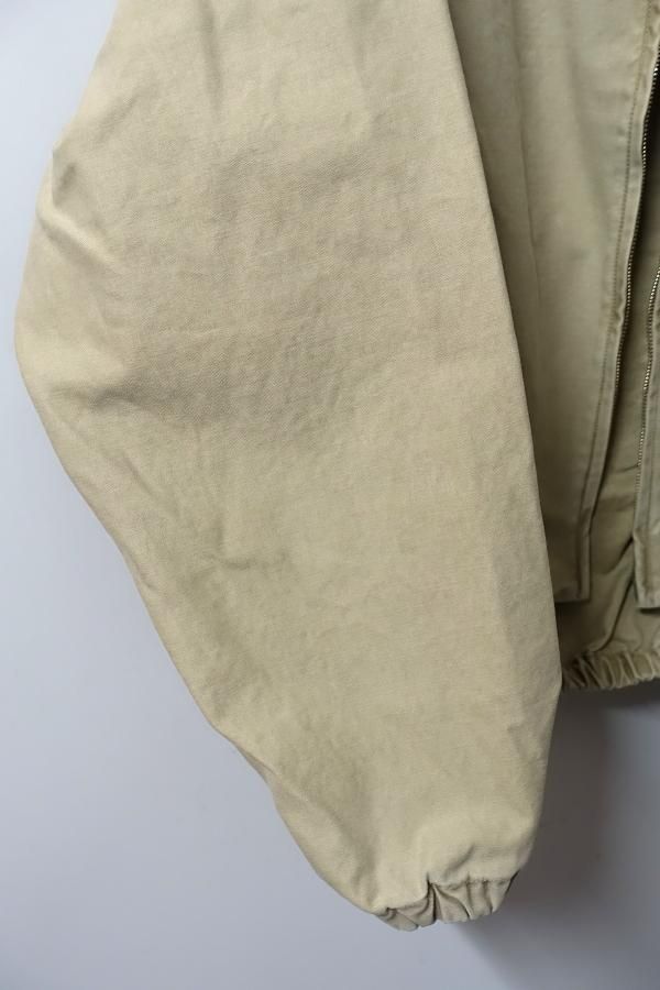 URU(ウル)/ZIP UP BLOUSON/F.BEIGE 通販 取り扱い-CONCRETE RIVER