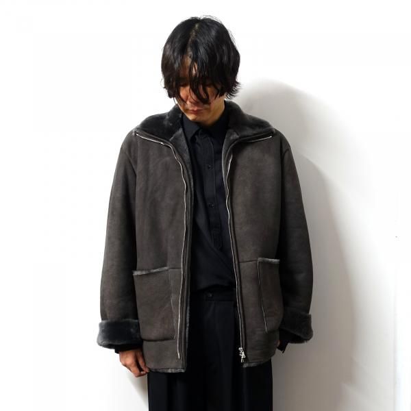 ジャケット・アウター ssstein oversized mouton jacket ssstein - 【残りわずか】Cut Off Mouton Jacket | ACRMTSM