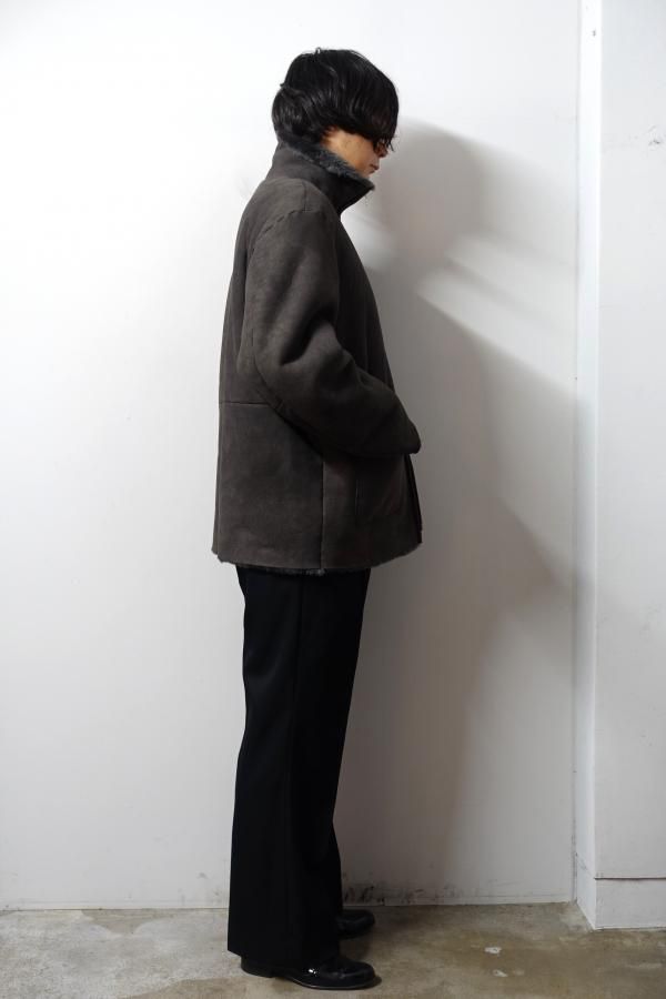 ssstein(シュタイン)/CUT-OFF MOUTON JACKET/GREY KHAKI 通販