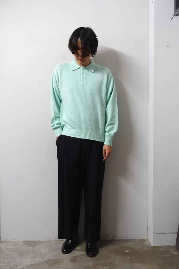 URU(ウル)/1 TUCK PANTS/D.NAVY 通販 取り扱い-CONCRETE RIVER