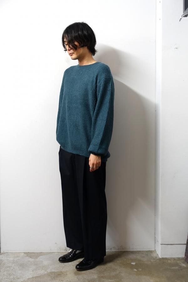 URU(ウル)/1 TUCK PANTS/D.NAVY 通販 取り扱い-CONCRETE RIVER