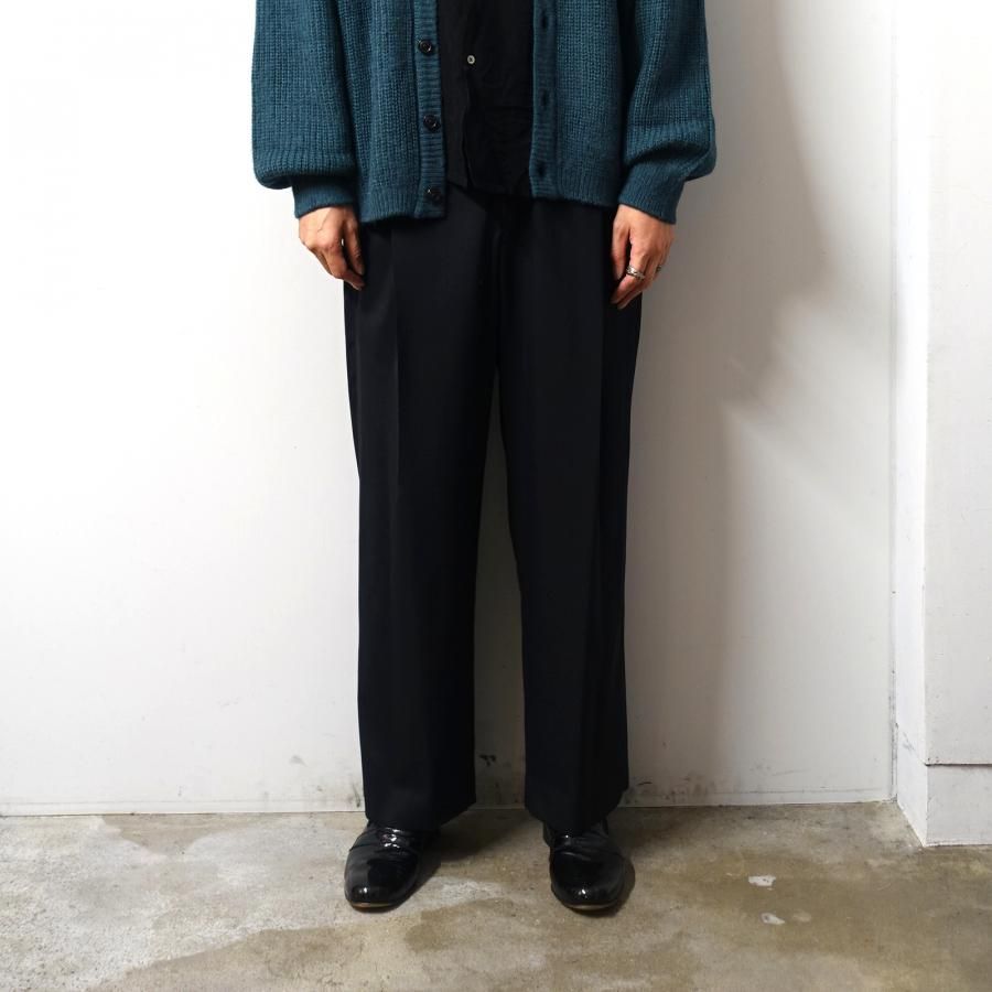 URU()/1 TUCK PANTS/D.NAVY