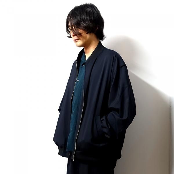 URU(ウル)/ZIP UP OVER BLOUSON/D.NAVY 通販 取り扱い-CONCRETE
