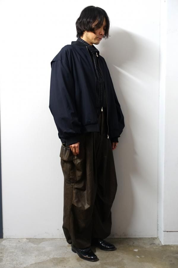 URU(ウル)/ZIP UP OVER BLOUSON/D.NAVY 通販 取り扱い-CONCRETE RIVER
