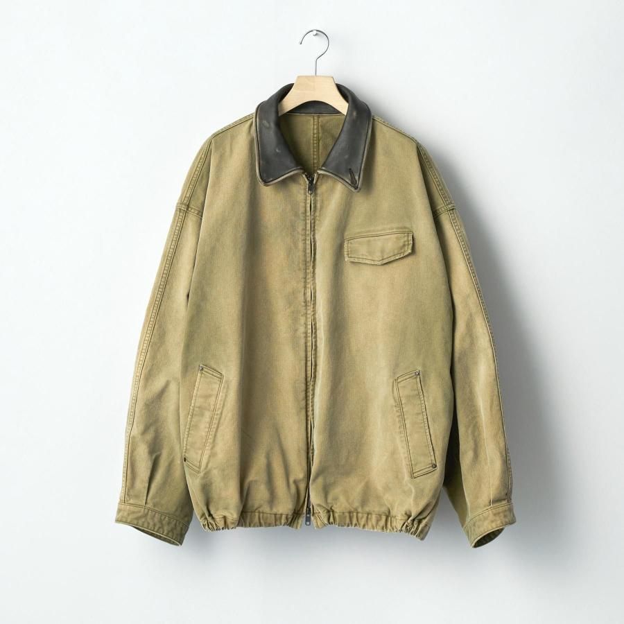 <img class='new_mark_img1' src='https://img.shop-pro.jp/img/new/icons13.gif' style='border:none;display:inline;margin:0px;padding:0px;width:auto;' />ssstein(奿)/SULFUR DYED WHIP CORD VINTAGE ZIP JACKET/KHAKI