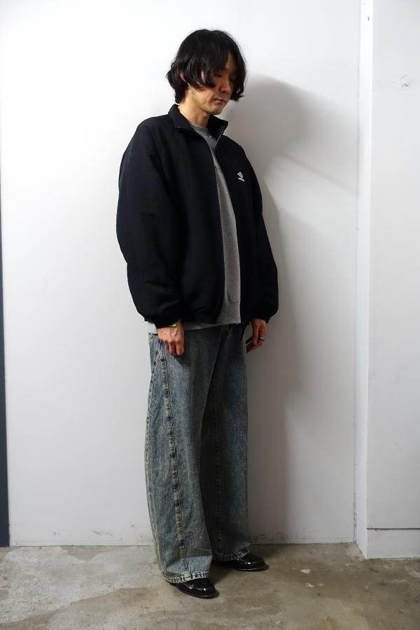 ssstein(シュタイン)× UMBRO/LINEN/NYLON TRACK JACKET/BLACK 通販