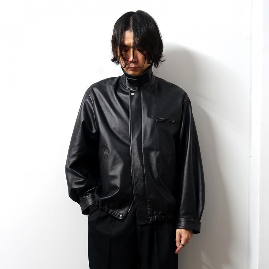 <img class='new_mark_img1' src='https://img.shop-pro.jp/img/new/icons13.gif' style='border:none;display:inline;margin:0px;padding:0px;width:auto;' />ssstein(奿)/COW LEATHER VINTAGE ZIP JACKET/BLACK