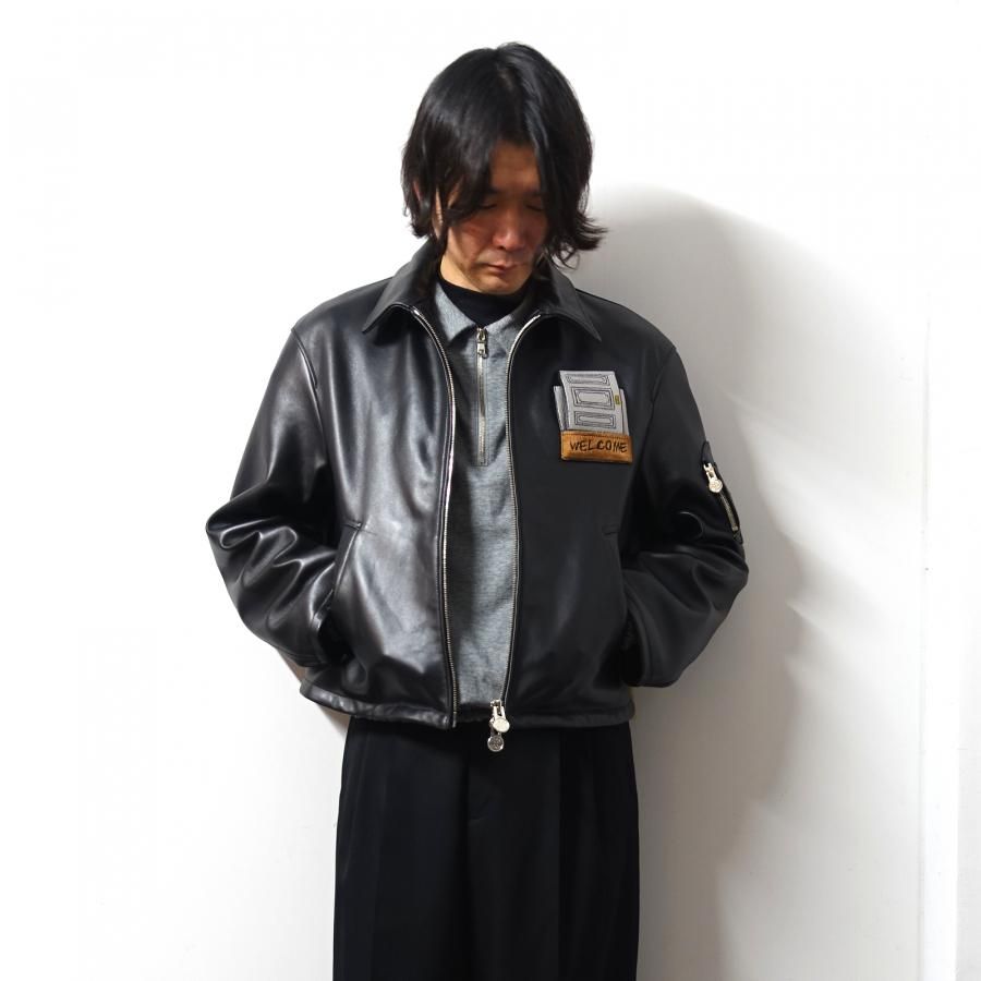 <img class='new_mark_img1' src='https://img.shop-pro.jp/img/new/icons13.gif' style='border:none;display:inline;margin:0px;padding:0px;width:auto;' />SHINYAKOZUKA(����䥳�ť�)/HOMEBOUND AVIATOR WITH EMBROIDERY/BLACK