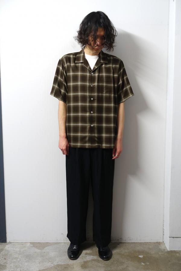ssstein シュタイン オープンカラーシャツ BROWN OMBRE｜正規取扱 通販
