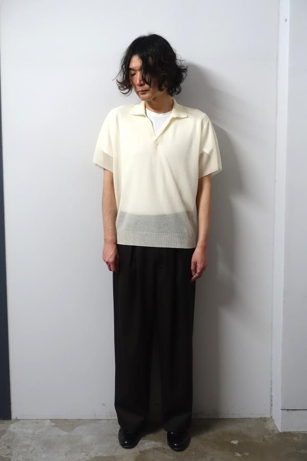 ssstein シュタイン スキッパーニット OFF WHITE｜正規取扱 通販