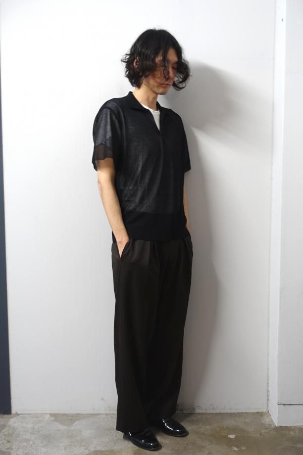 ssstein シュタイン スキッパーニット BLACK｜正規取扱 通販｜CONCRETE
