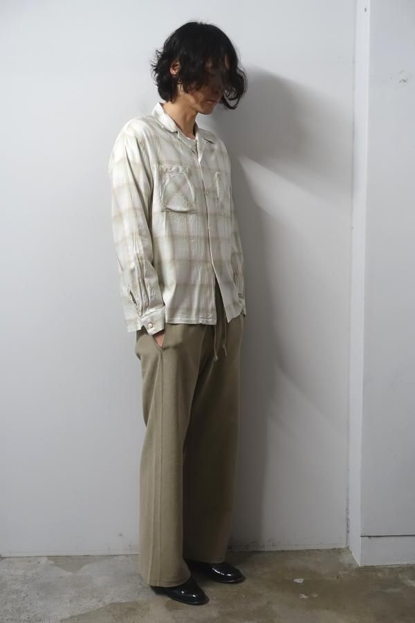 URU URU TOKYO ウル オープンカラーシャツ BEIGE 通販｜CONCRETE RIVER