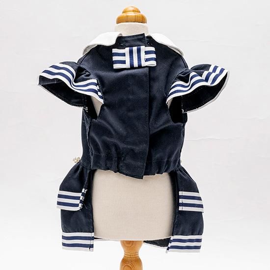 ストライプネイビーワンピース - 華集-Luludoll