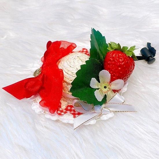 いちごとリボンの麦わら帽子 - 華集-Luludoll