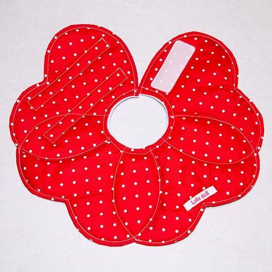 撥水ドットエリザベス レッド - 華集-Luludoll