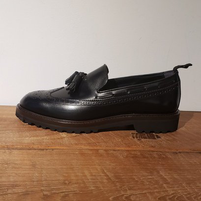 ＷＨ ダブルエイチ タッセルローファー ＷＨ-0502（ブラック） - SO-KUTSU | The Finest import shoes for  men