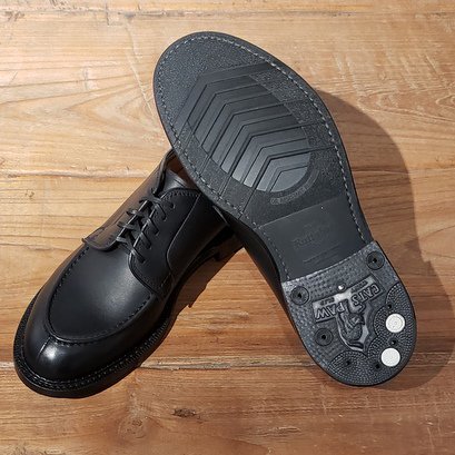 ラッドシューズ スプリットVチップシューズ RIDLEY（ウォータープルーフブラック） - SO-KUTSU | The Finest import  shoes for men