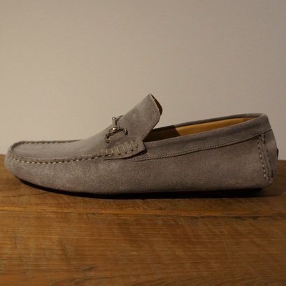シモーネ マリオッティ ビットドライビングシューズ（グレー） - SO-KUTSU | The Finest import shoes for men