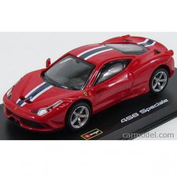 FERRARI 458 SPECIALE 1/43 Burago フェラーリ 458スペチアーレ ダイキャストミニカー - ミニカー専門店 LOVE  RUN（欧州車・国産車）