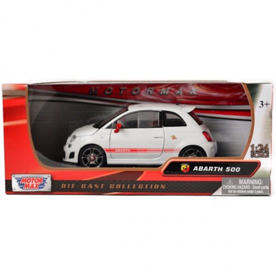 Abarth アバルト 500 1/24 フィアット500 MOTORMAX ミニカー