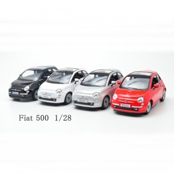 Kinsmart/キンスマート フィアット500 2007 1/28 FIAT500 ４色セット