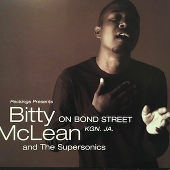 Bitty Mclean & The Supersonics - On Bond Street Kgn. JA. - BLUE