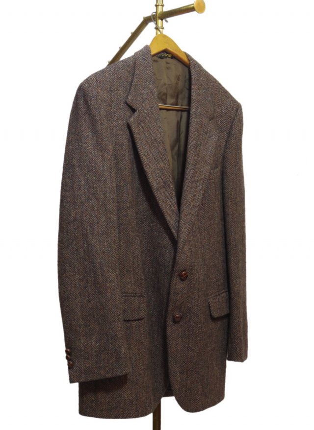80's USA Harris Tweed Vintage Jacket #459<img class='new_mark_img2' src='https://img.shop-pro.jp/img/new/icons8.gif' style='border:none;display:inline;margin:0px;padding:0px;width:auto;' />