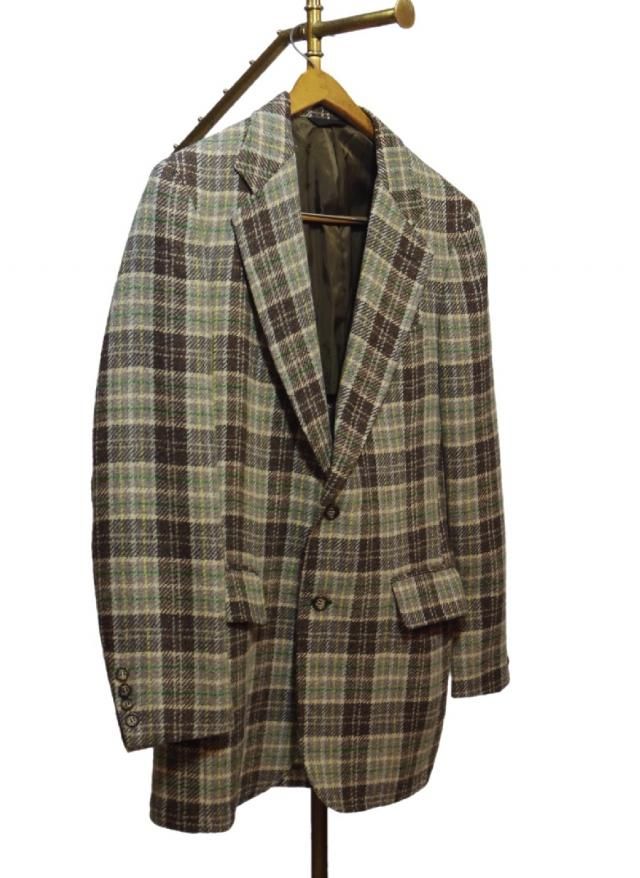 Her lip to Hemingway Check Tweed Jacket