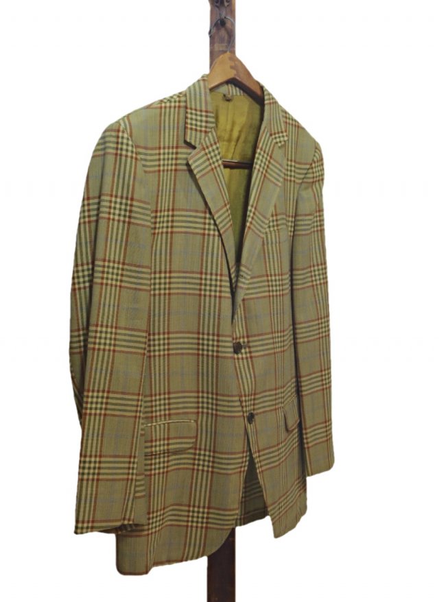 60's Vintage Check Jacket    JK-0055<img class='new_mark_img2' src='https://img.shop-pro.jp/img/new/icons8.gif' style='border:none;display:inline;margin:0px;padding:0px;width:auto;' />
