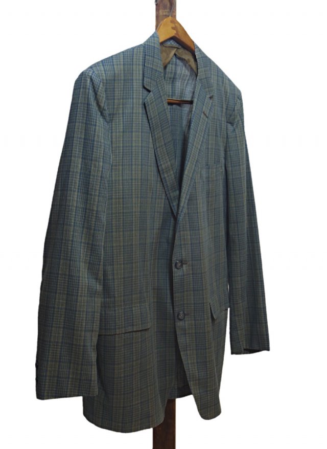60's USA Vintage Dark Madras Check Jacket Palm Beach ZEPHYR WEIGHT　　JK-0046<img class='new_mark_img2' src='https://img.shop-pro.jp/img/new/icons8.gif' style='border:none;display:inline;margin:0px;padding:0px;width:auto;' />