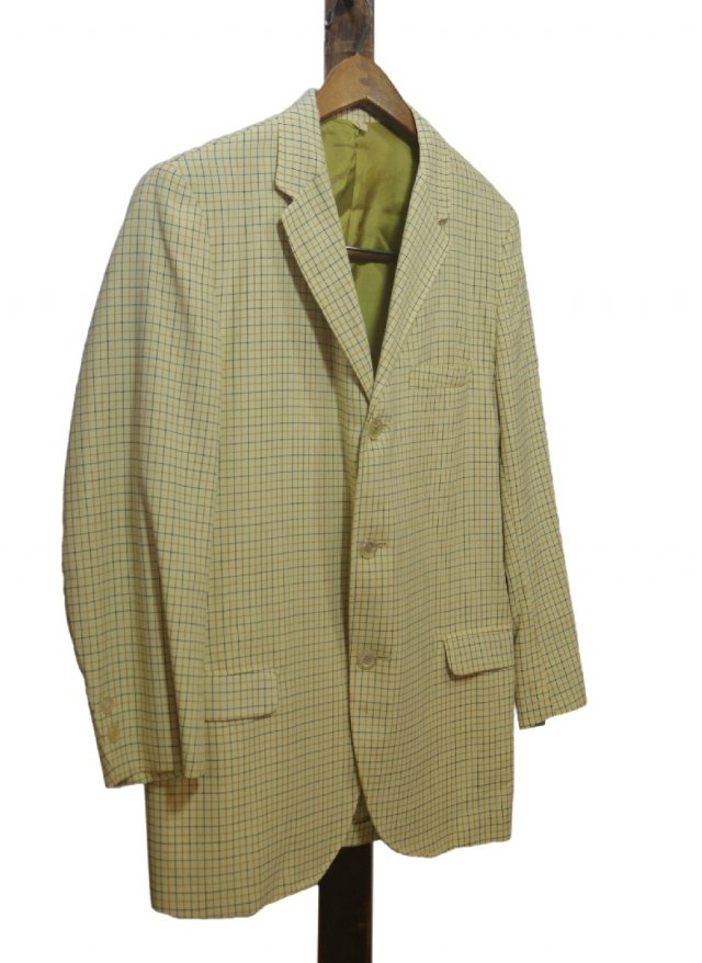 60's Vintage UNIVERSITY SEAL Check Jacket 　　JK-0071<img class='new_mark_img2' src='https://img.shop-pro.jp/img/new/icons8.gif' style='border:none;display:inline;margin:0px;padding:0px;width:auto;' />